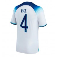 England Declan Rice #4 Fußballbekleidung Heimtrikot WM 2022 Kurzarm